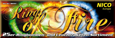 Preview: NICO Europe 80757 Rings of Fire, 25er-Rak.-Btl. - Bild 1